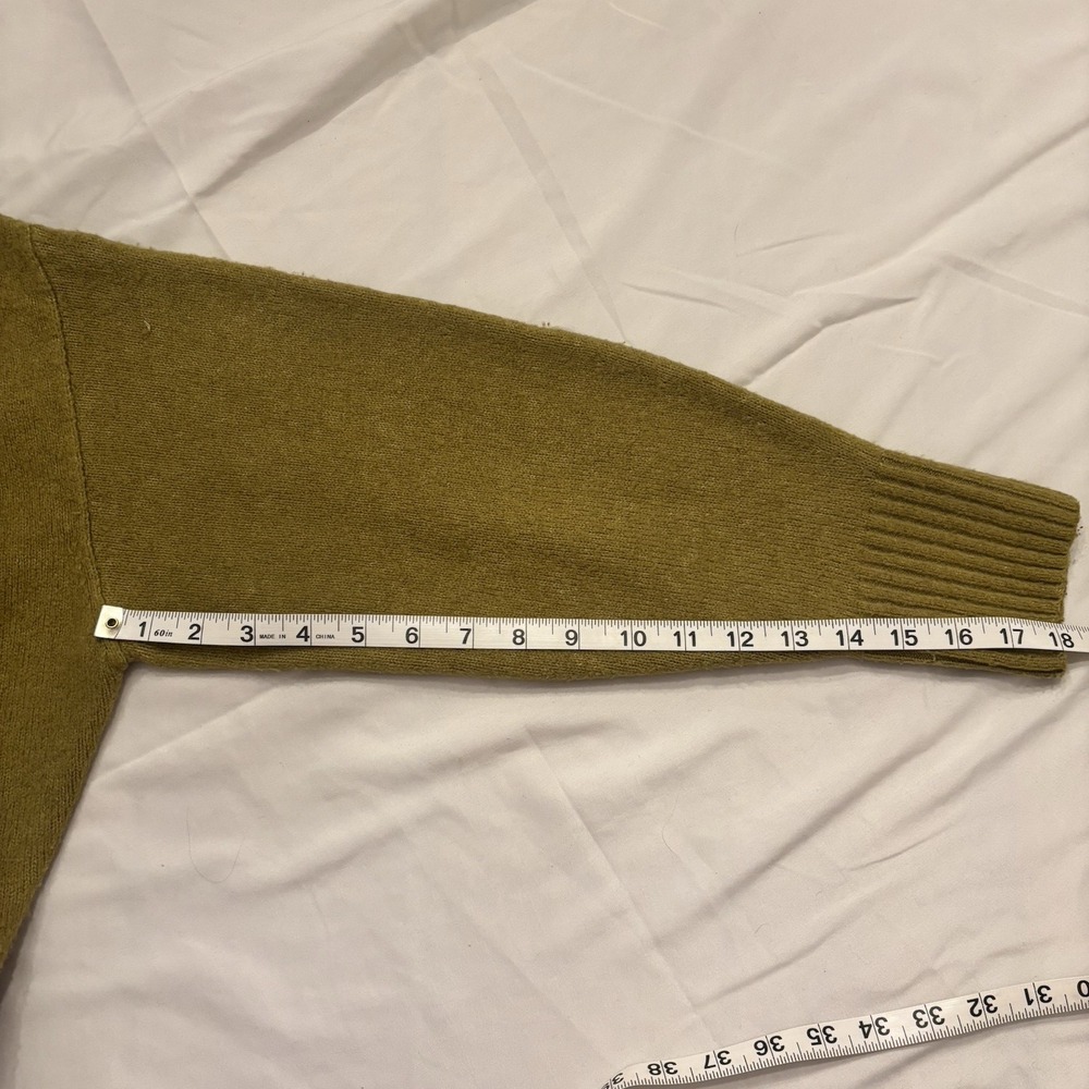 & Other Stories Green Off-the-Shoulder Sweater Size S - Picture 6 of 7